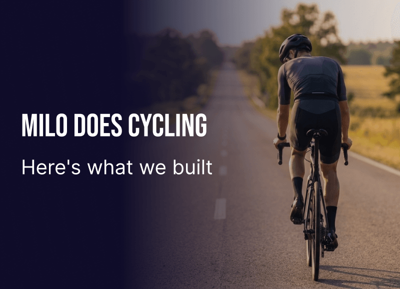 20260401 News Milo X Cycling